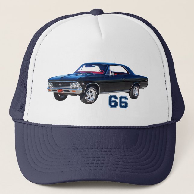 66 casquette de Chevy Chevelle solides solubles (Devant)