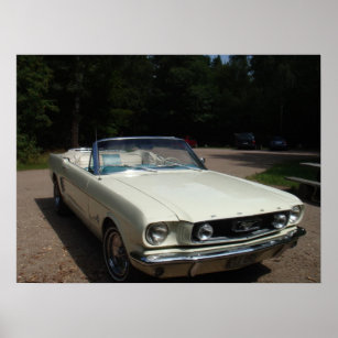 '66 Mustang Cabriolet Poster