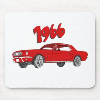 66 mustang mouse pad