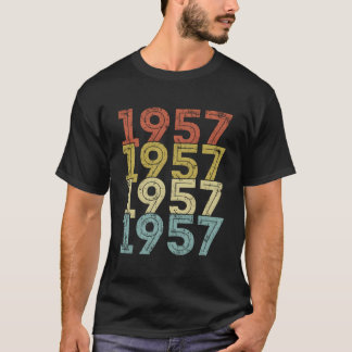 66 Year Old Birthday Vintage 1957 66Th Birthday T-Shirt
