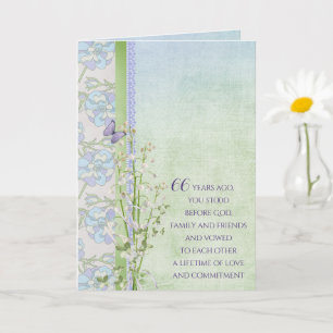 66th Anniversary Lily of the Valley bouquet Card