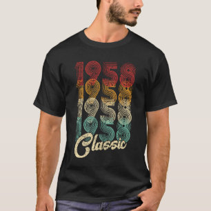 66th Birthday Gift Classic 1958 66 Years Old T-Shirt