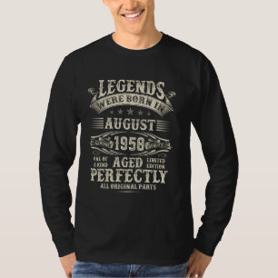 66th Birthday Gifts For Men Funny 66 Year Old Augu T-Shirt