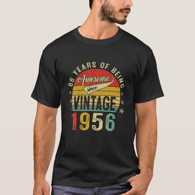 66Th Birthday Gifts The Man Myth Legend January 19 T-Shirt (Front)