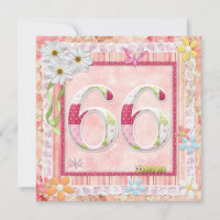 66th birthday party scrapbooking style