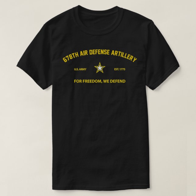 678th Air Defence Artillery Brigade  T-Shirt (Design Front)