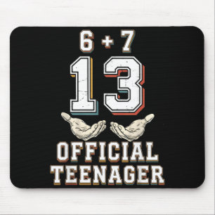 67 13 Year Old Boys Girls nager 13th Birthday Mouse Pad