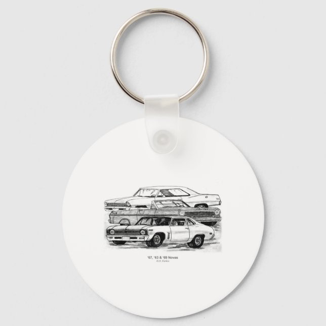 67, 63, 69 Novas Keychain (Front)