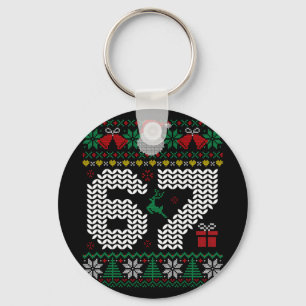 67 6 7 Meme Six Seven Ugly Christmas Gen Z Alpha S Keychain