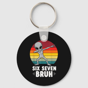 67 Animals Funny 67 Brainrot Youth Kids Alien 67  Keychain