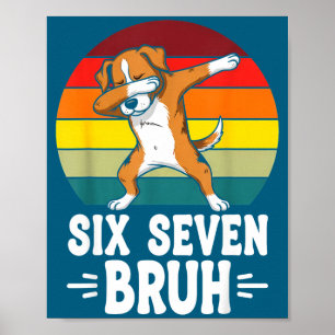 67 Animals Funny 67 Brainrot Youth Kids Dog 67  Poster