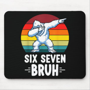 67 Animals Funny 67 Brainrot Youth Kids Yeti 67  Mouse Pad