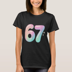 67 Aura Energy Alpha Slang Internet Meme  T-Shirt