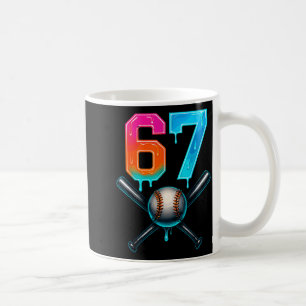 67 Baseball Meme Cool Drip Number 67 Player Or 67t Coffee Mug