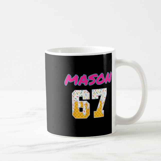 67 Baseball Meme Slang Viral Trend  Coffee Mug (Right)