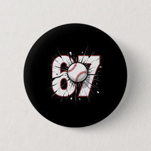 67 Baseball Six Seven 6 7 Meme 67  2 Inch Round Button