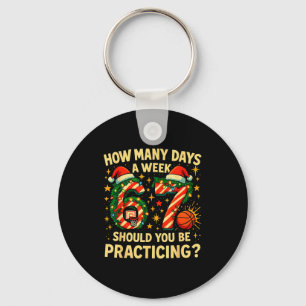 67 Basketball Christmas Funny Practice Meme Gift _ Keychain