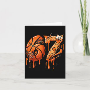 67 Basketball Ice Cream Drip Six Seven  Card