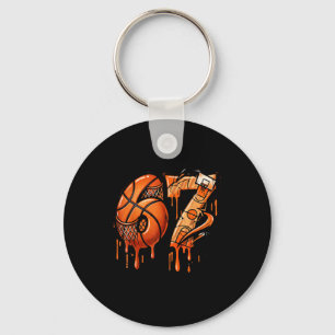 67 Basketball Ice Cream Drip Six Seven Keychain