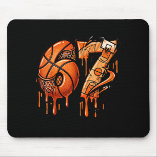67 Basketball Ice Cream Drip Six Seven  Mouse Pad