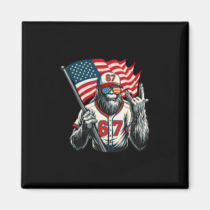 67 Bigfoot Meme Funny Six Seven Gen Alpha Slang  Magnet