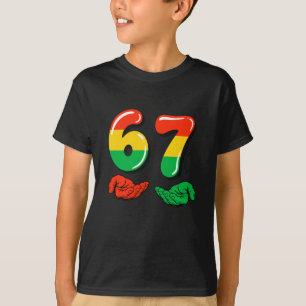 67 Black History Month Funny Six Seven Meme Bruh A T-Shirt
