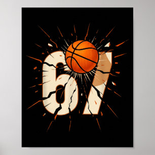 67 Brainrot Youth Basketball Drip - Funny Kids 67  Poster