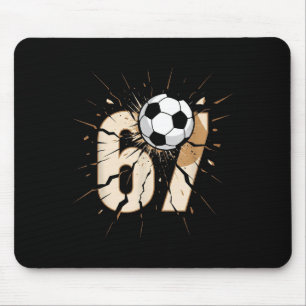 67 Brainrot Youth Soccer Drip - Funny Kids 67  Mouse Pad