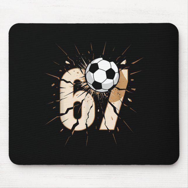 67 Brainrot Youth Soccer Drip - Funny Kids 67  Mouse Pad (Front)