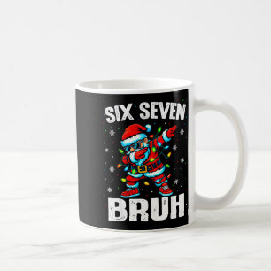 67 Bruh Christmas Six Seven Meme Dab Santa  Coffee Mug