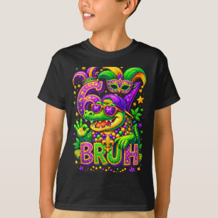 67 Bruh Crocodile Mexico Mardi Gras Holiday T-Shirt