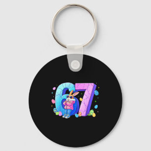 67 bunny egg for kids boy girl women youth teen keychain