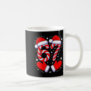 67 Candy Canes Santa  Coffee Mug