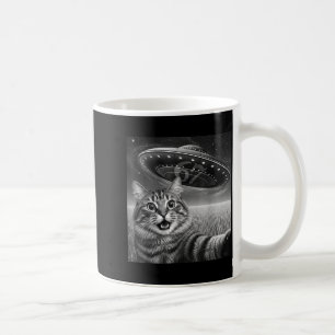 67 Cat Selfie With Alien Ufos Funny Cat Six Seven Coffee Mug