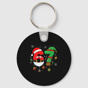 67 Christmas 6 7 Meme Pajamas Holiday Gen Alpha Sl Keychain
