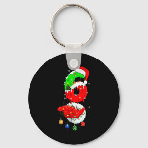 67 Christmas 6 7 Meme Pajamas Holiday Gen Alpha Sl Keychain