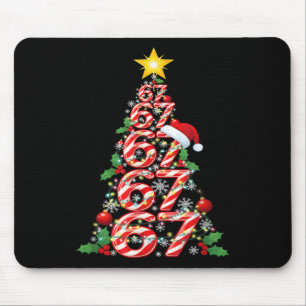 67 Christmas 6 7 Meme Pajamas Holiday Gen Alpha Sl Mouse Pad