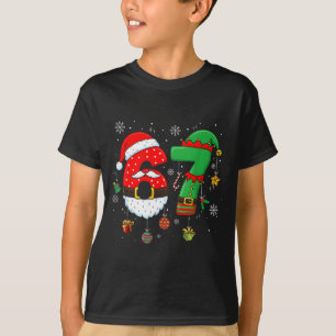 67 Christmas 6 7 Meme Pajamas Holiday Gen Alpha Sl T-Shirt