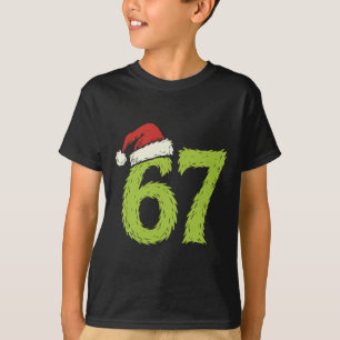 67 Christmas 6 7 Meme Pajamas Holiday Gen Alpha Sl T-Shirt