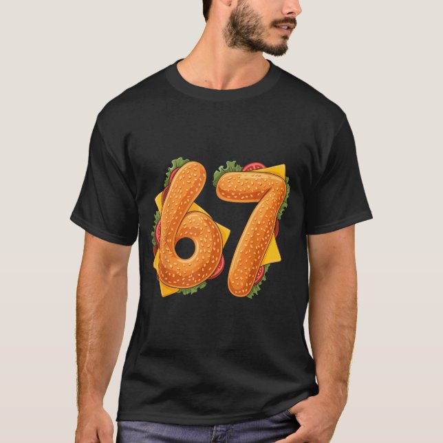 67 Christmas Burger Shirt 6 7 Meme Funny 67 Hambur (Front)