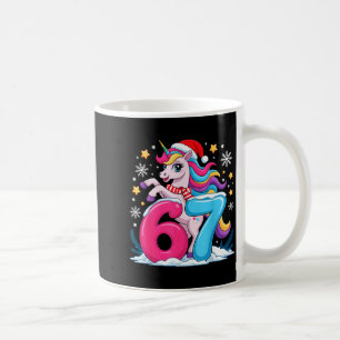 67 Christmas Cute Unicorn Six Seven Meme 6 7 Chris Coffee Mug
