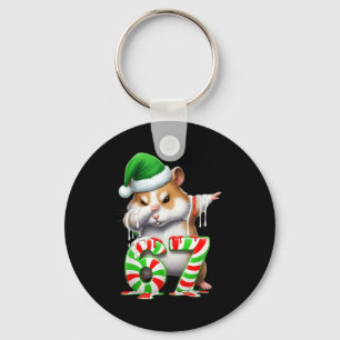 67 Christmas Funny 67 Brainrot Youth Kids Hamster  Keychain