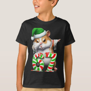 67 Christmas Funny 67 Brainrot Youth Kids Hamster T-Shirt