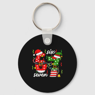 67 Christmas Funny 6 7 Meme Six Seven Shirt Boys G Keychain