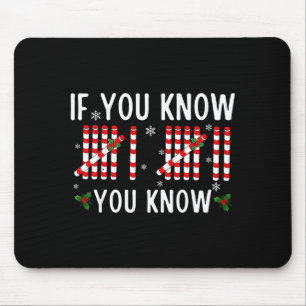 67 Christmas Funny If You Know You Know Six Seven Mouse Pad