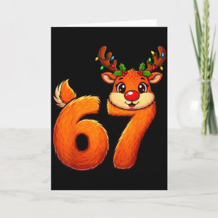 67 Christmas Funny Reindeer Bruh Meme Pajamas Wome Card