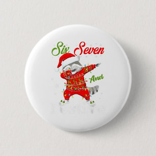67 Christmas Funny Six Seven Bruh Meme Brainrot Sa 2 Inch Round Button
