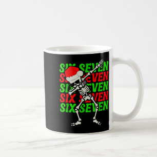 67 Christmas Funny Six Seven Meme Brainrot Dabbing Coffee Mug
