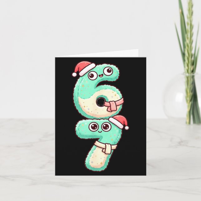 67 Christmas Kawaii Pastel Design  Card (Front)