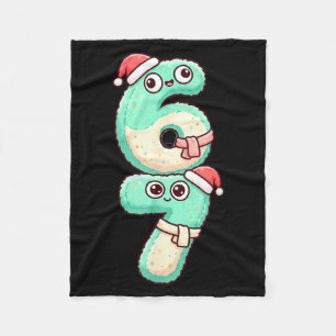 67 Christmas Kawaii Pastel Design  Fleece Blanket